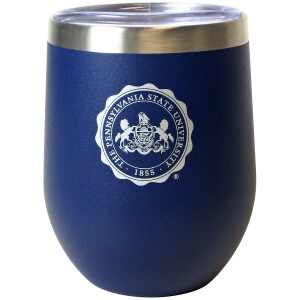 wine tumbler navy with PSU seal image